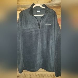Mens black Columbia fleece